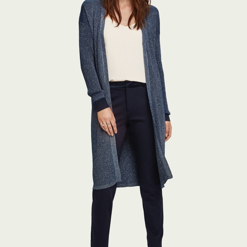 Long Lurex Cardigan
